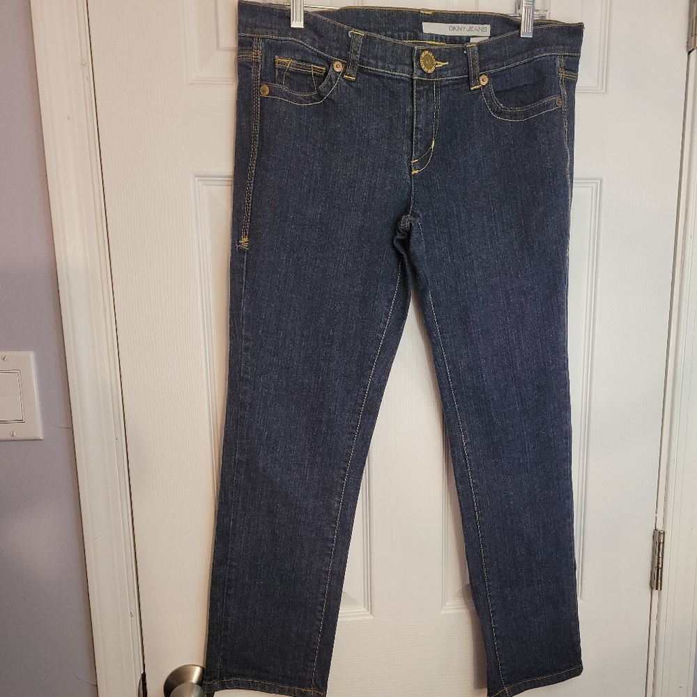 DKNY Ankle Prince Street Jeans Low Rise Size 11 Inseam 27